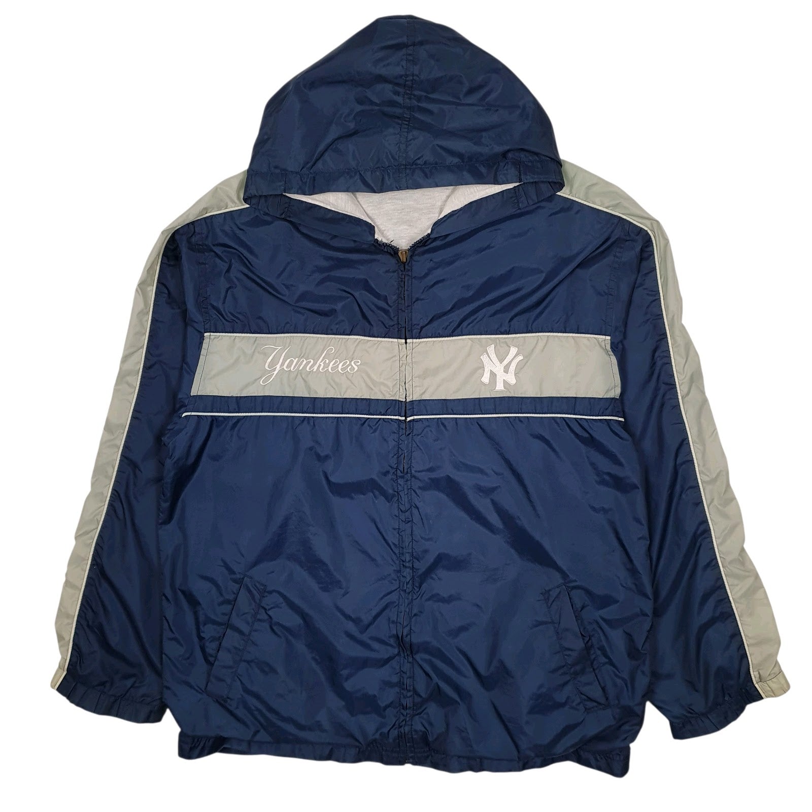 Mens Navy MLB New York Yankees Baseball Vintage 90s  Coat