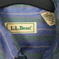 Mens Blue L.L.Bean Vintage 90s  Shirt