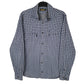 Mens Blue Bailo  Long Sleeve Shirt
