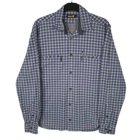 Mens Blue Bailo  Long Sleeve Shirt