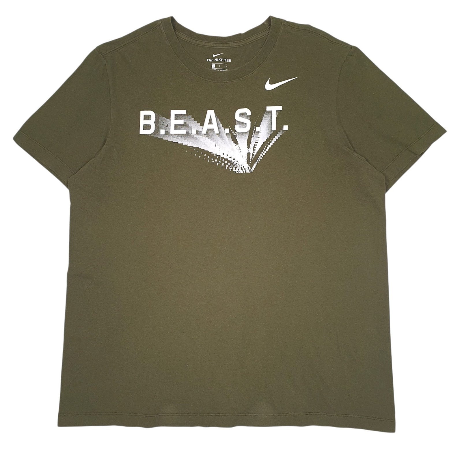 Mens Green Nike  Short Sleeve T Shirt