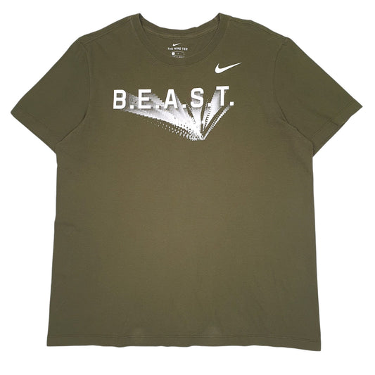 Mens Green Nike  Short Sleeve T Shirt