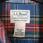 Mens Blue L.L.Bean Flannel  Shirt
