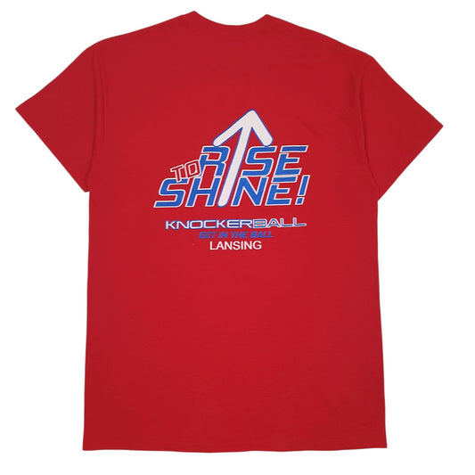 Mens Red Gildan   T Shirt