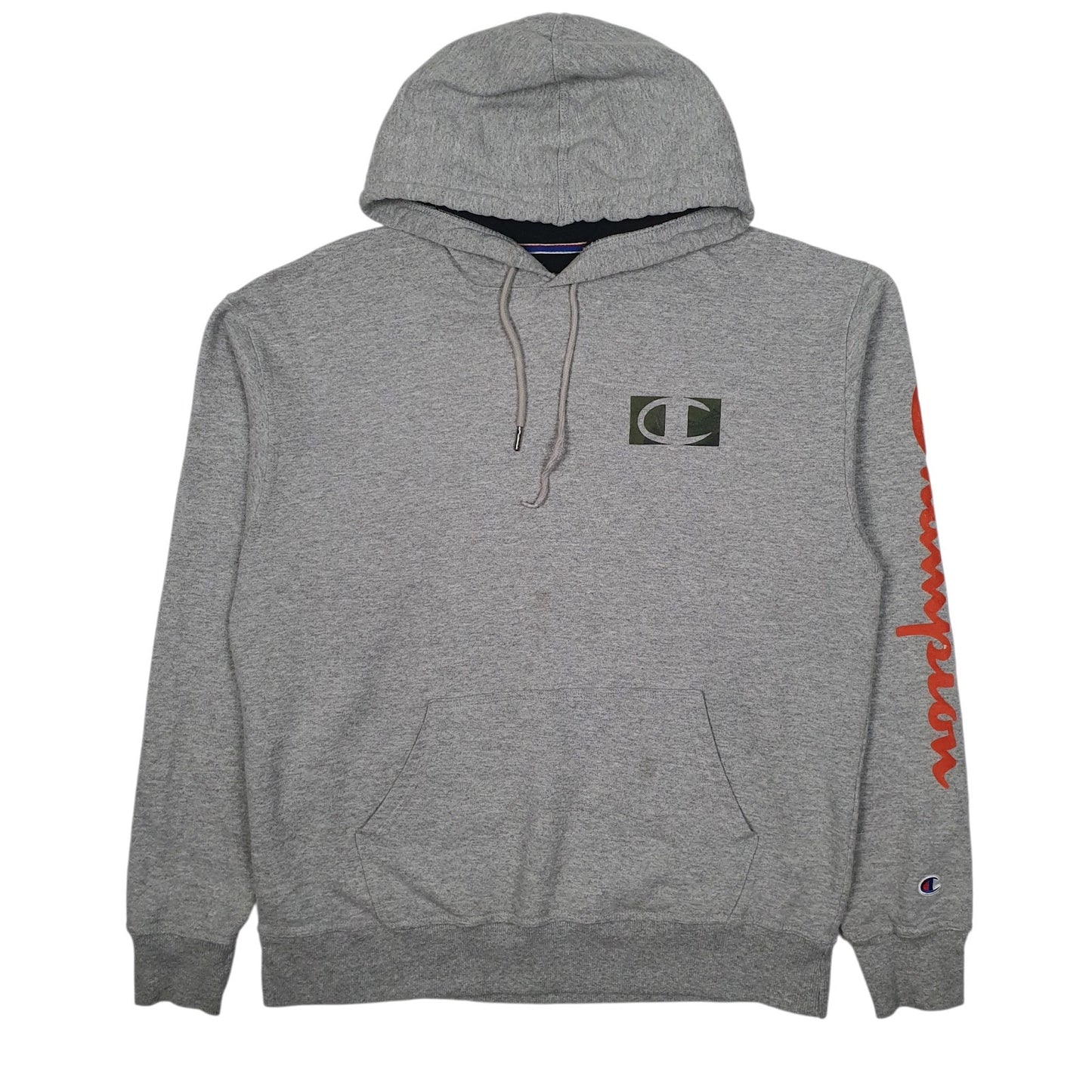 Mens Grey Champion  Hoodie Jumper