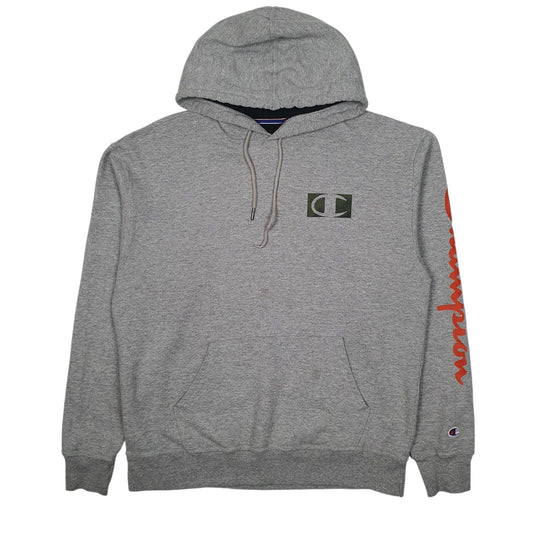 Mens Grey Champion  Hoodie Jumper