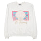 Womens White Lee Vintage 90s Made In USA Crewneck Jumper