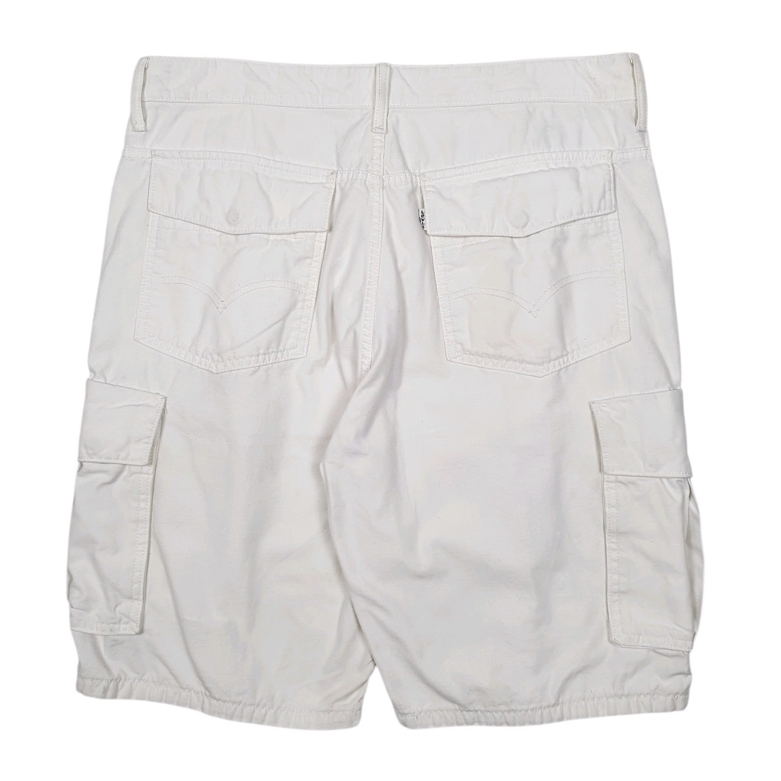 Mens White Levis  Turtle Neck Shorts