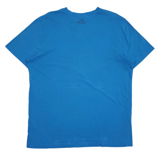 Mens Blue Kappa Spellout  T Shirt