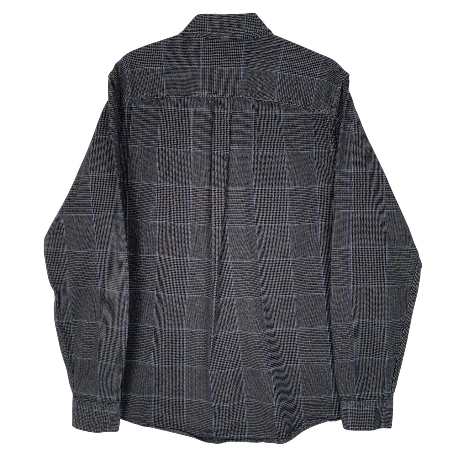 Mens Grey Eddie Bauer Flannel  Shirt