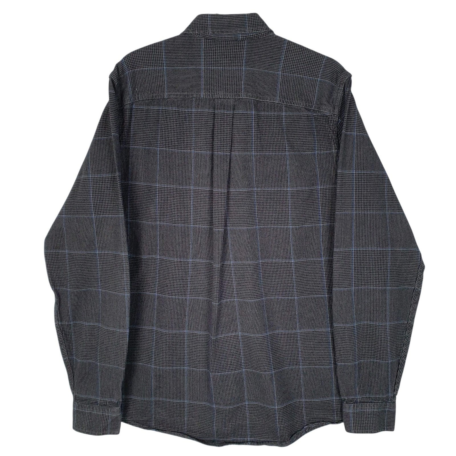 Mens Grey Eddie Bauer Flannel  Shirt