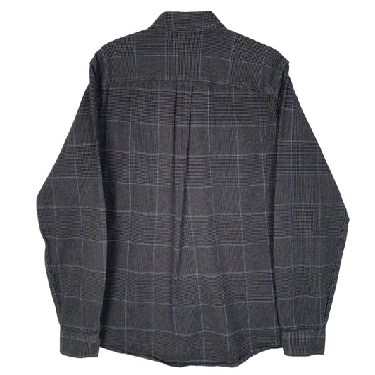 Mens Grey Eddie Bauer Flannel  Shirt