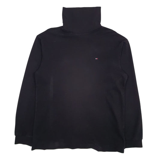 Mens Black Tommy Hilfiger  Shoal Neck Jumper