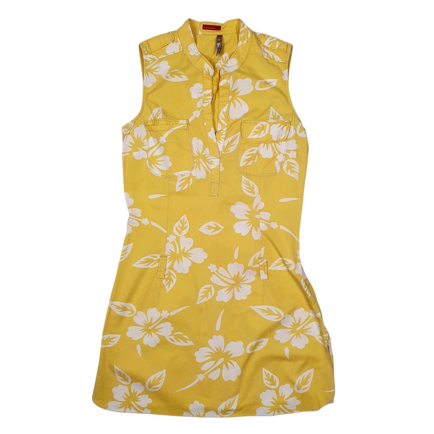 Womens Yellow Personal Affairs  Sleeveless Dress
