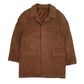 Mens Brown Valentino Cashmere Longline  Coat