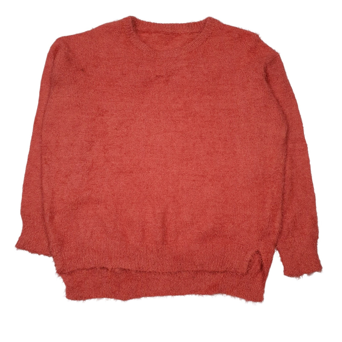 Womens Pink Iedit Fluffy Crewneck Jumper