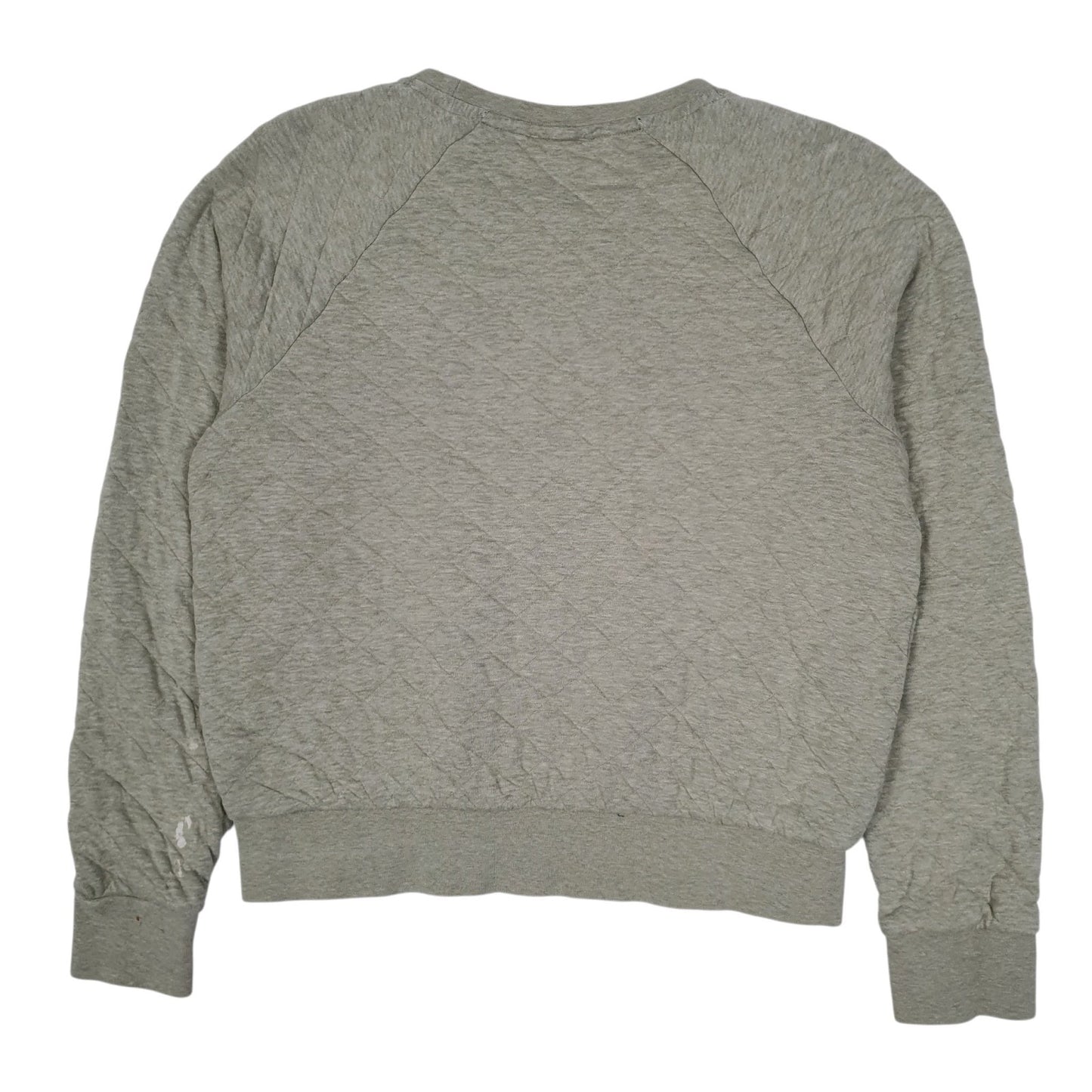 Womens Green Patagonia Quilted Crewneck Jumper