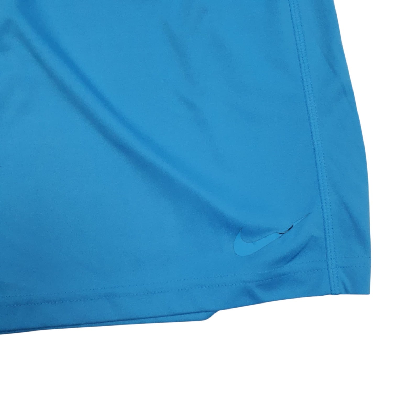 Mens Blue Nike Dri-Fit Active Wear Quarter Zip Shorts