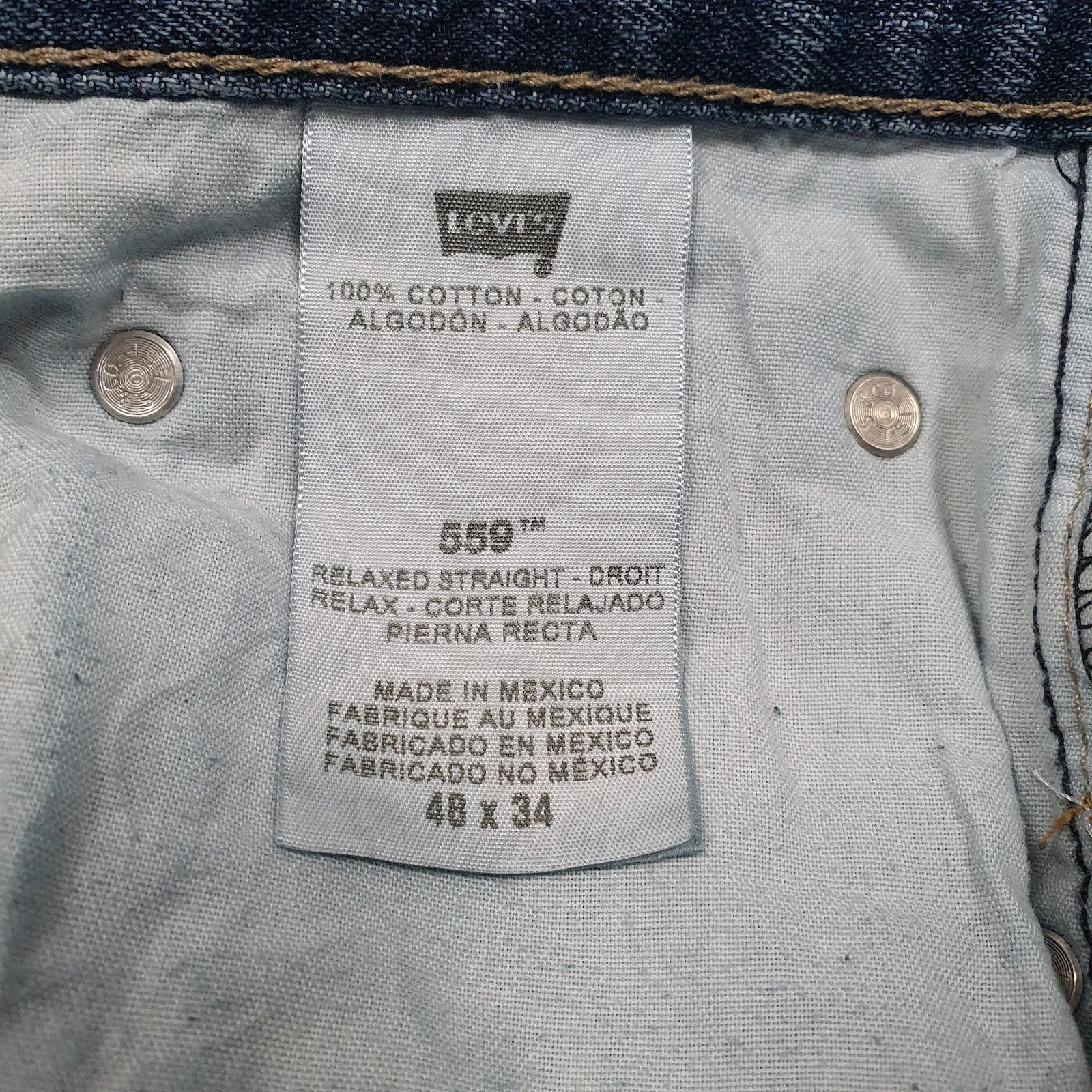 Mens Blue Levis   Jeans