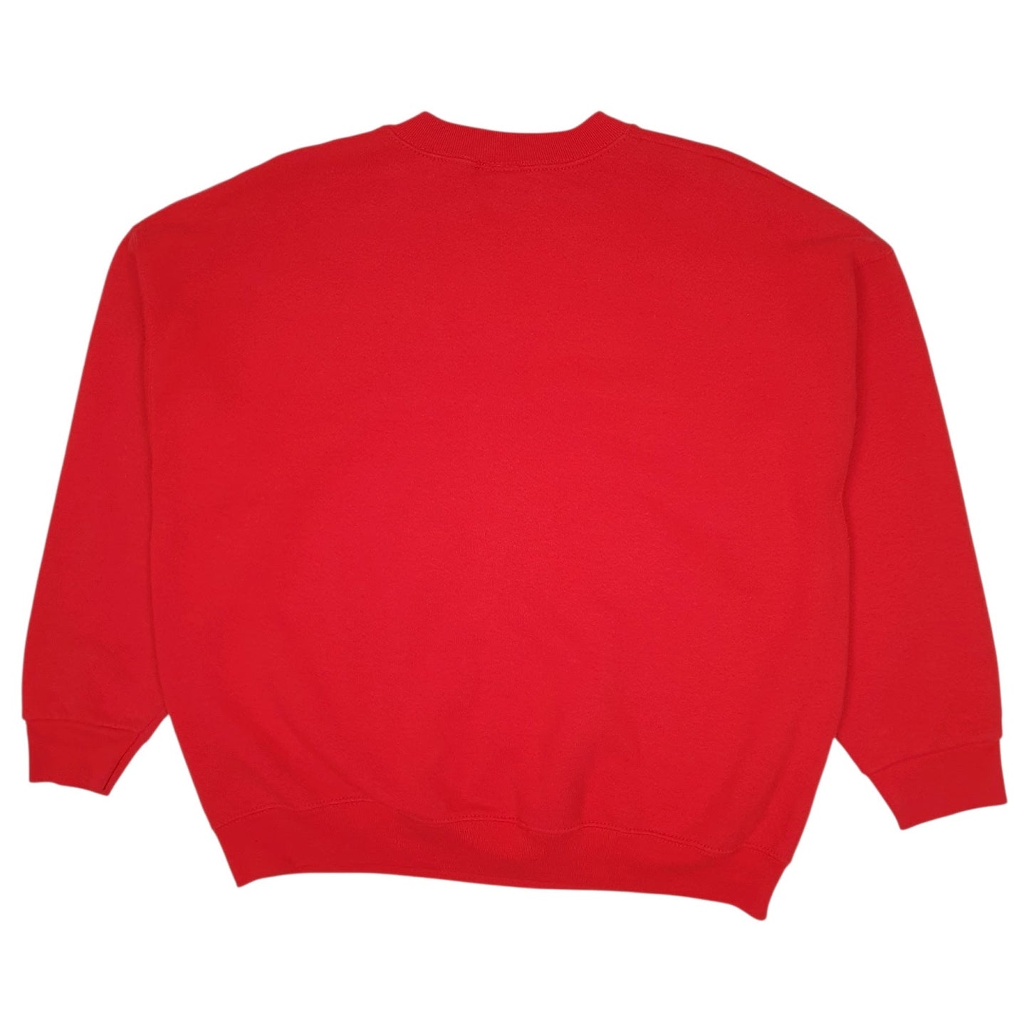 Mens Red Mickey & Co Mickey Mouse Vintage 90s Made In USA Crewneck Jumper