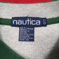 Mens Green Nautica Vintage 90s Crewneck Jumper