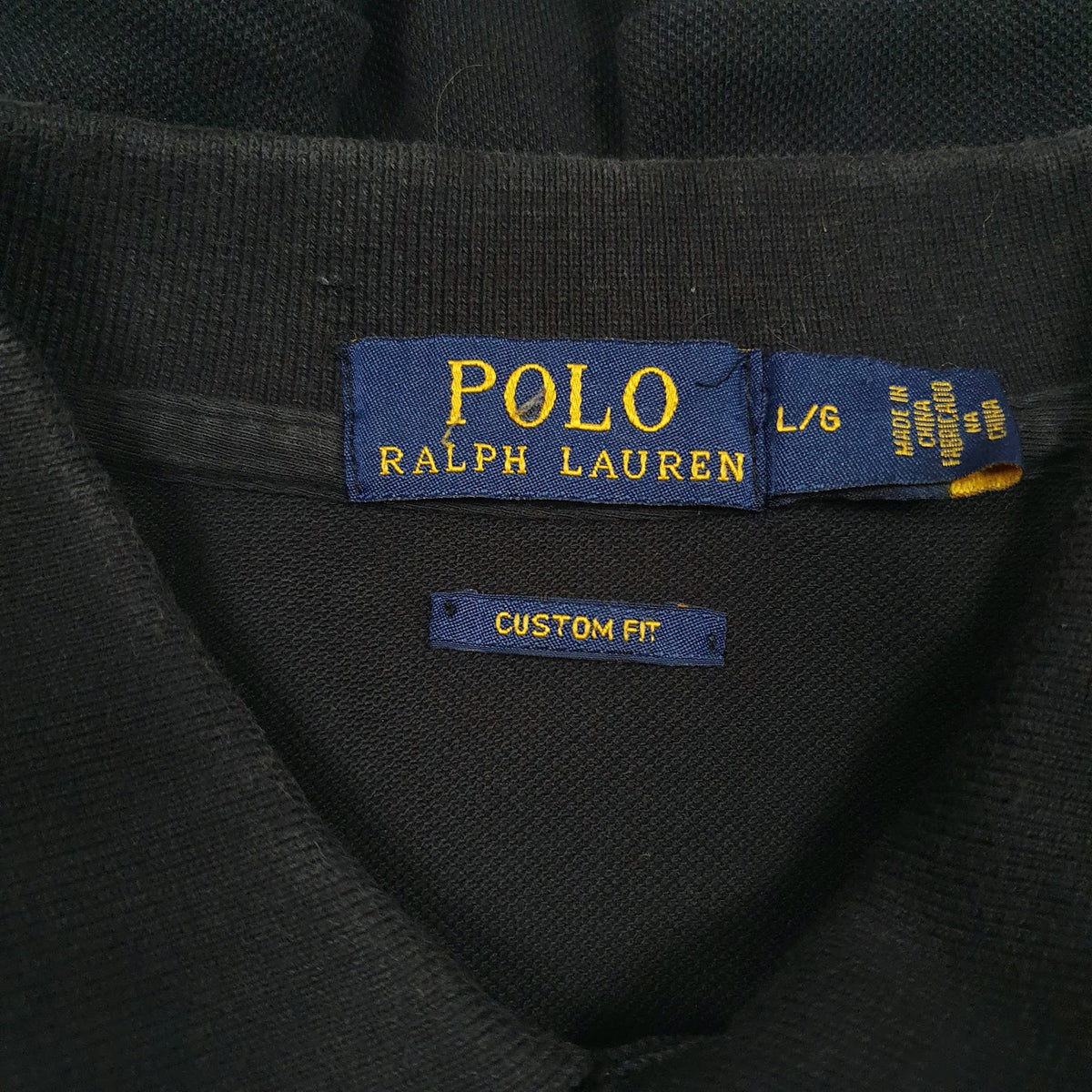 Mens Black Polo Ralph Lauren   T Shirt