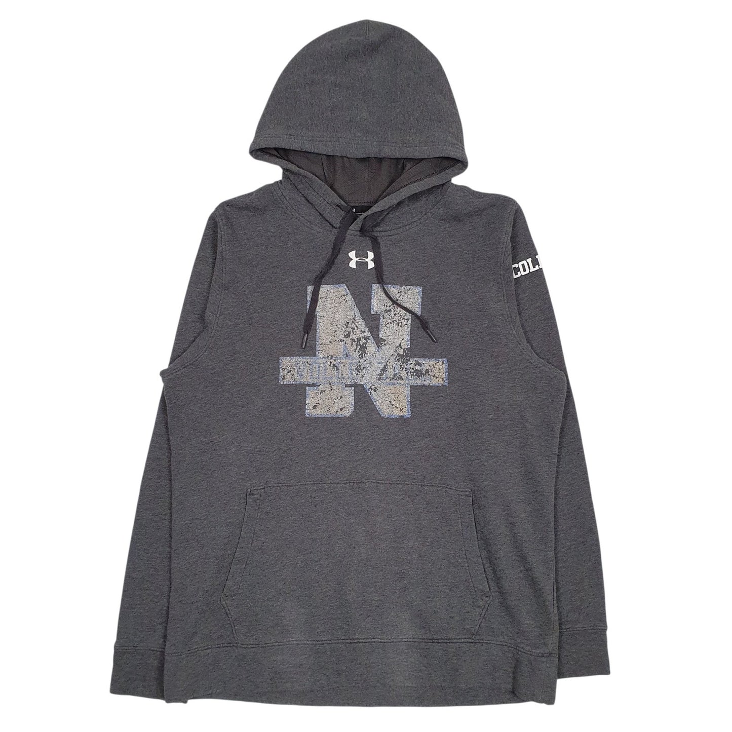Mens Grey Under Armour Cold Gear Hoodie Jumper