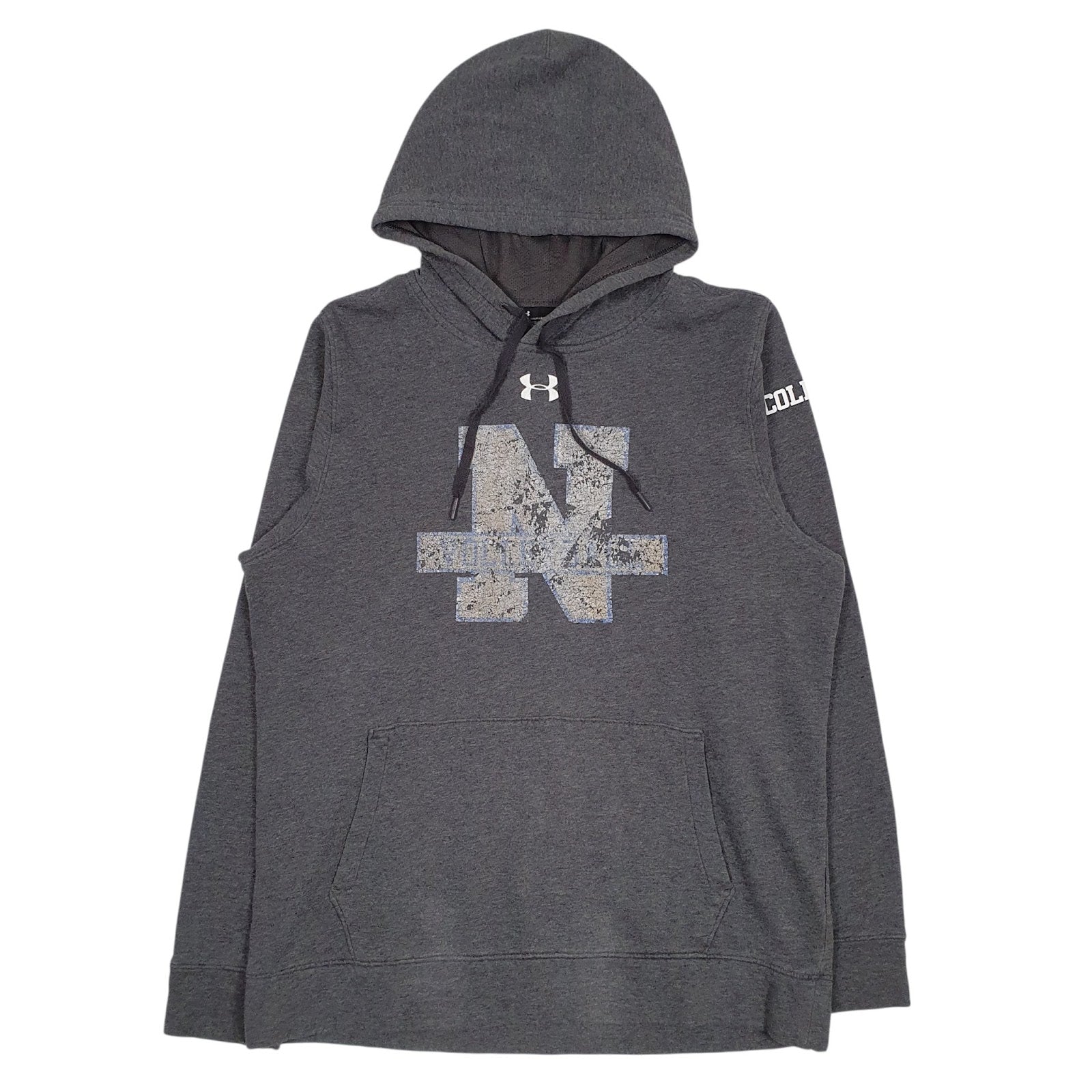 Mens Grey Under Armour Cold Gear Hoodie Jumper