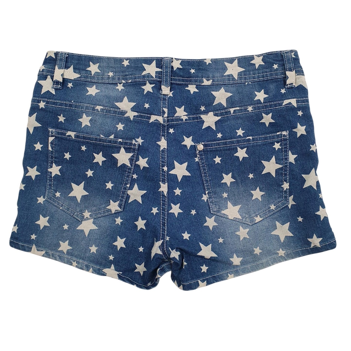 Womens Blue Y.F.K   Shorts