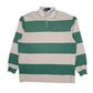 Mens Green Polo Ralph Lauren Rugby Shirt Long Sleeve Polo Shirt