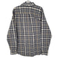 Mens Grey L.L.Bean Flannel  Shirt
