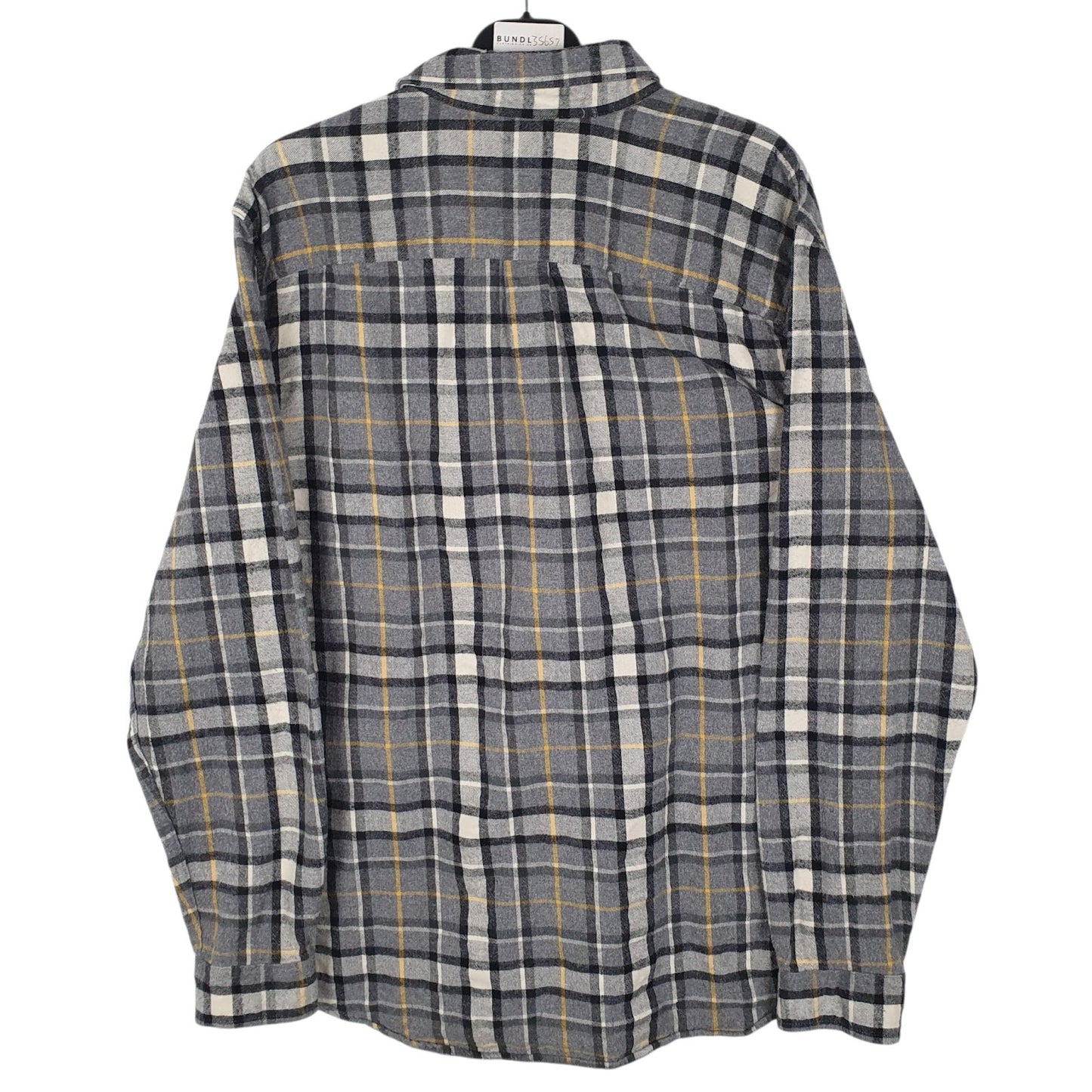 Mens Grey L.L.Bean Flannel  Shirt