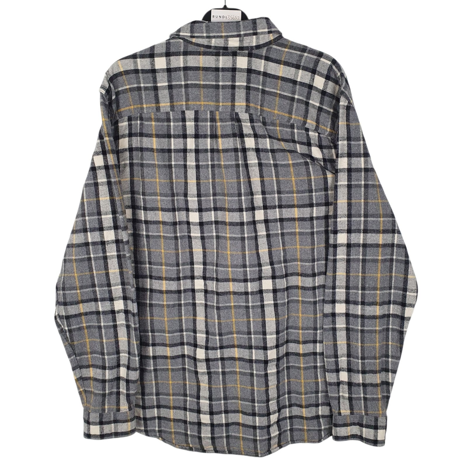 Mens Grey L.L.Bean Flannel  Shirt