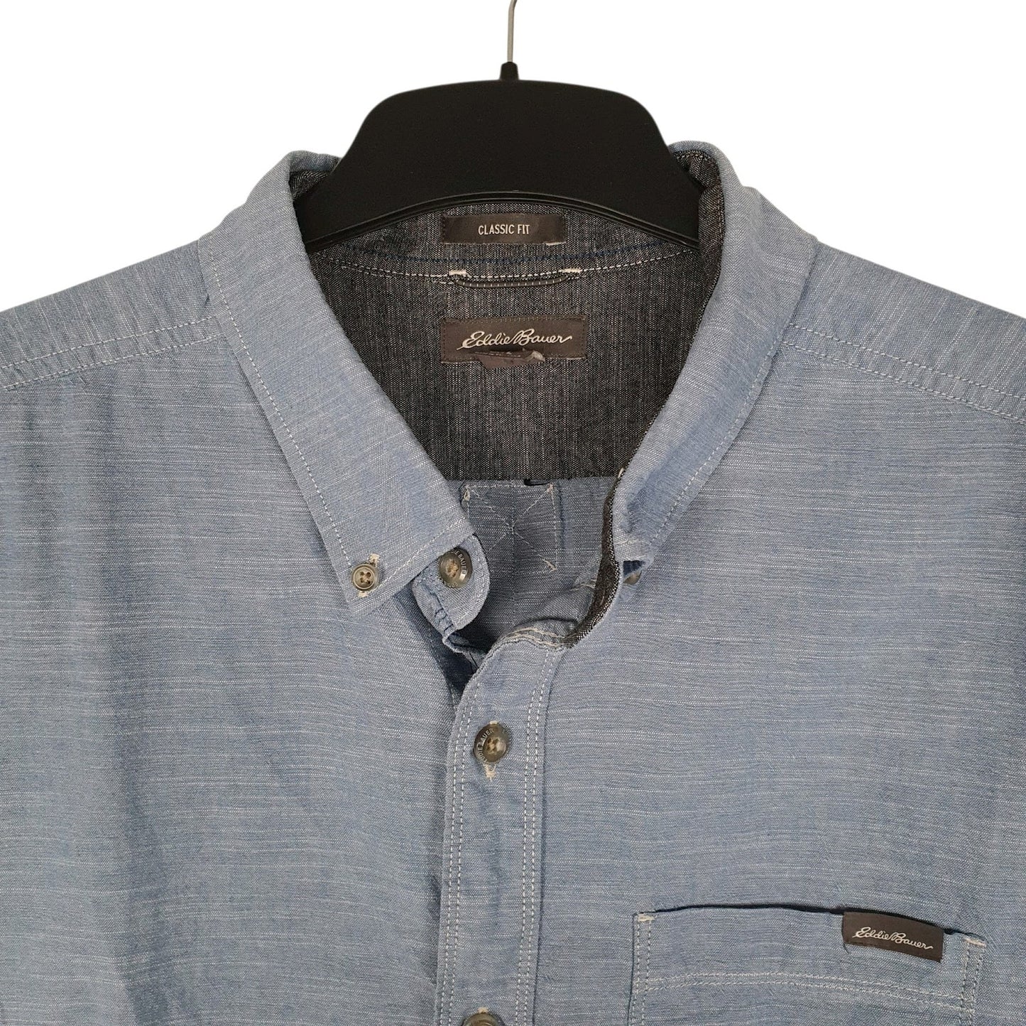 Mens Blue Eddie Bauer   Shirt