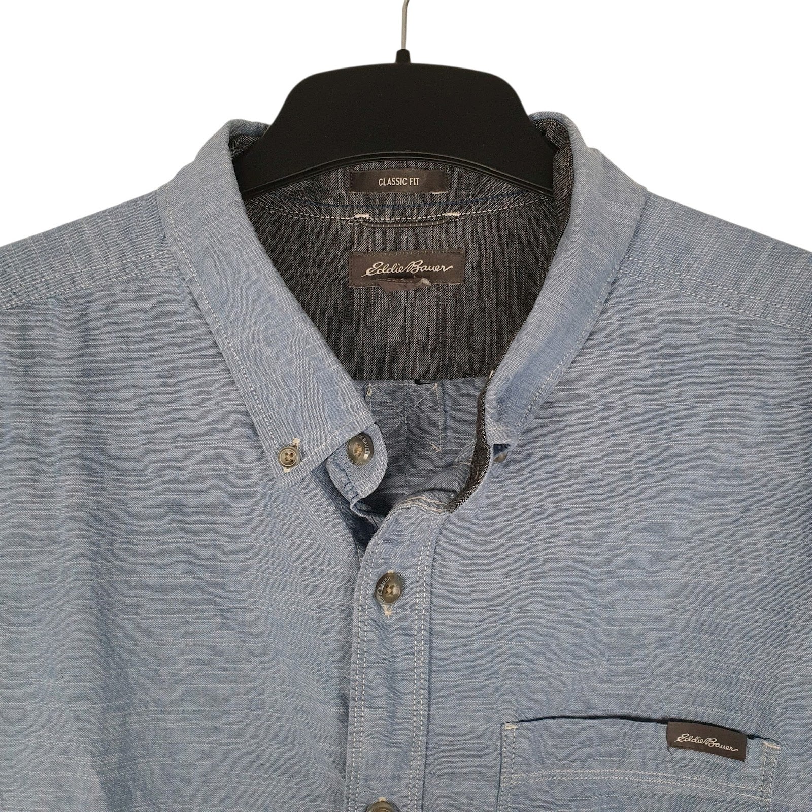 Mens Blue Eddie Bauer   Shirt