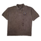 Mens Grey Cotton Deluxe Old Faithful Ale Short Sleeve Polo Shirt