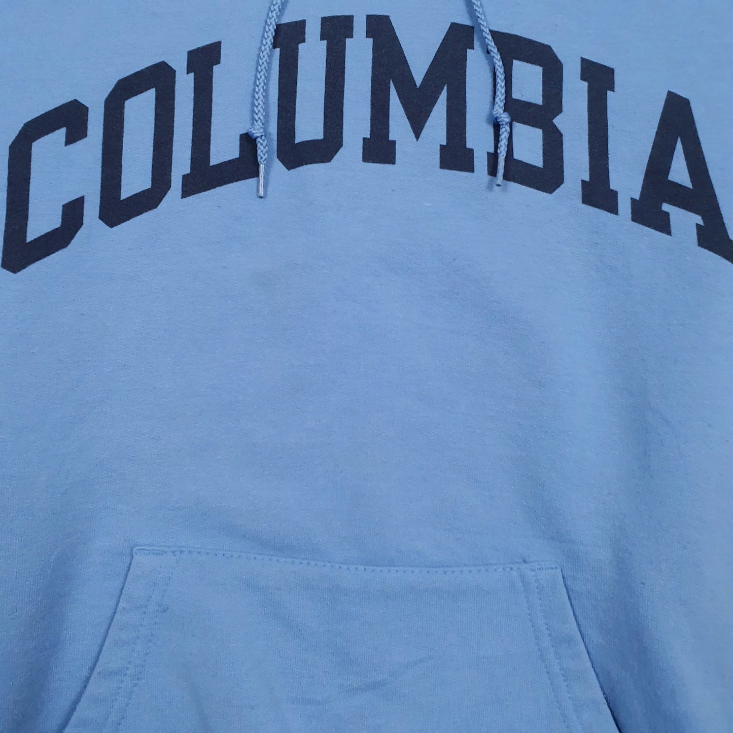 Mens Blue Champion Columbia Hoodie Jumper