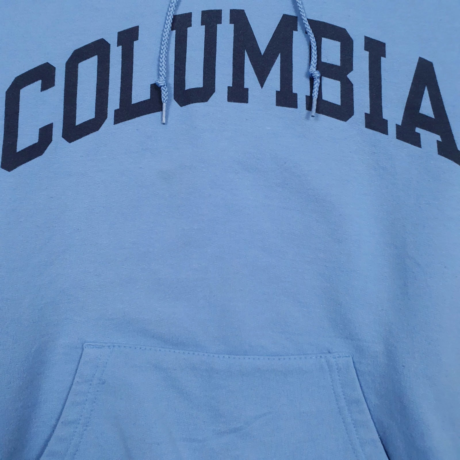 Mens Blue Champion Columbia Hoodie Jumper