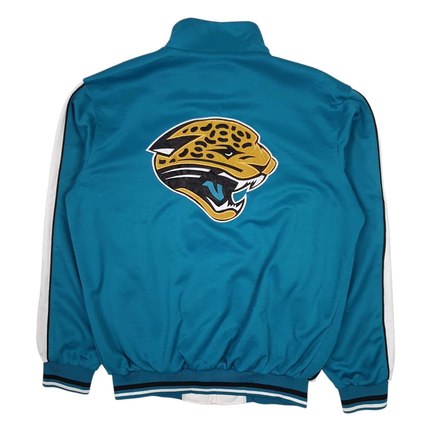 Mens Blue NFL Jacksonville Jaguars Track Top Windbreaker Full Zip Jumper