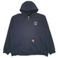 Mens Navy Carhartt  Full Zip Jumper