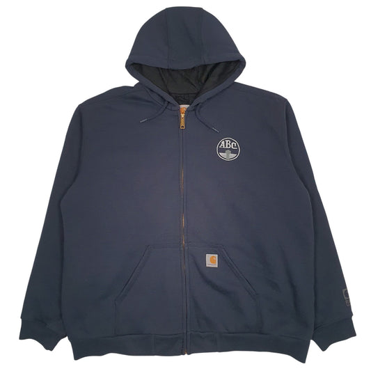 Mens Navy Carhartt  Full Zip Jumper