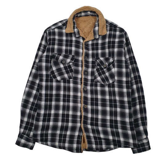 Mens Black Unbranded Sherpa Lined  Coat