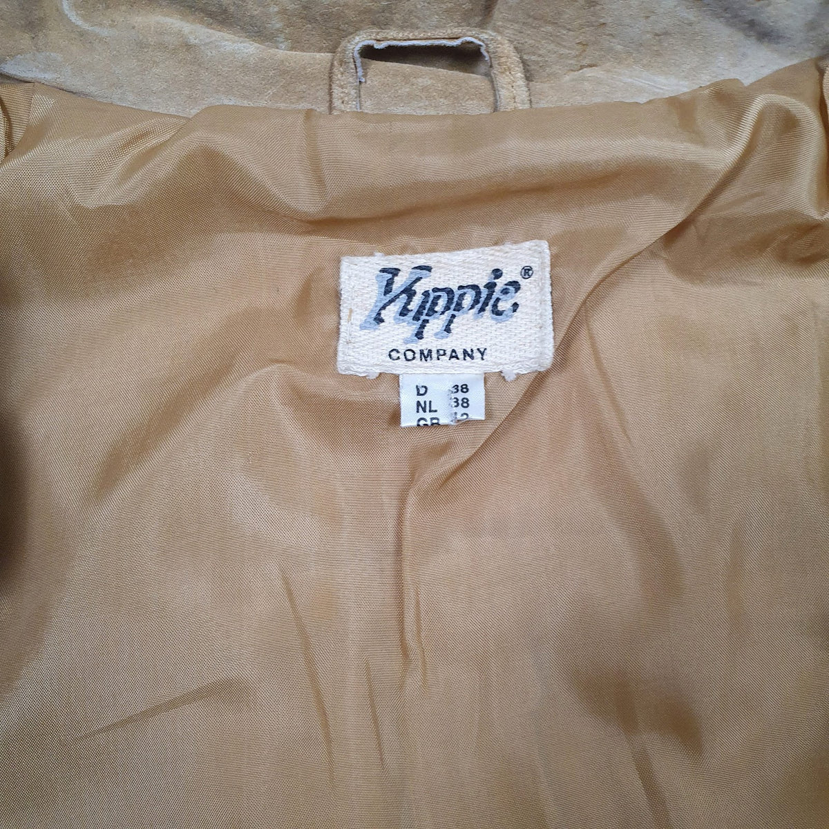 Womens Beige Kippie Bomber  Coat