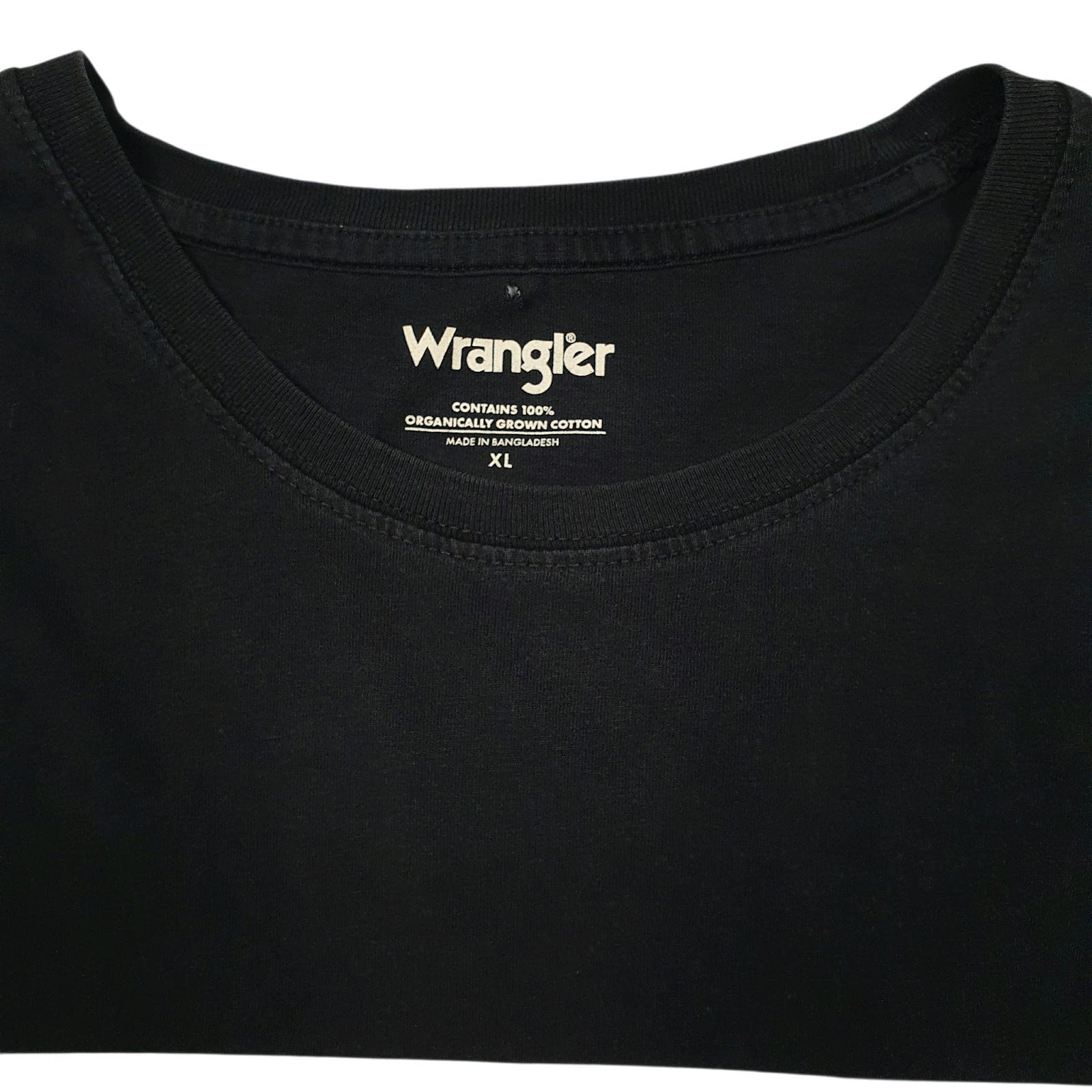 Mens Black Wrangler   T Shirt