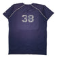 Mens Navy Under Armour Jersey  T Shirt