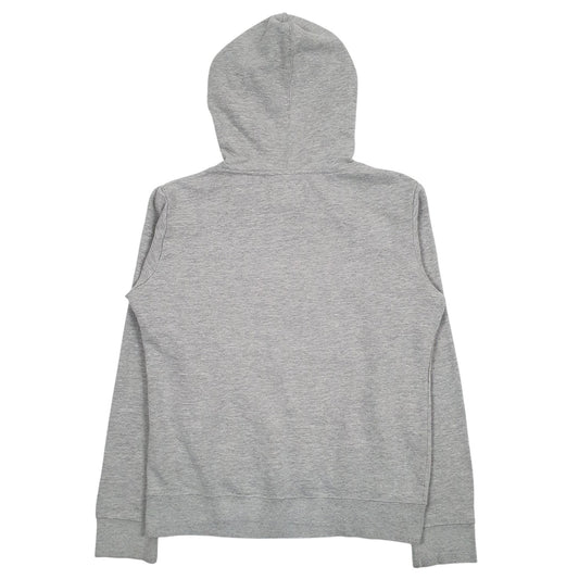 Mens Grey Champion Spellout Hoodie Jumper