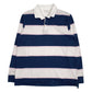 Mens White Joe Fresh Rugby Long Sleeve Polo Shirt