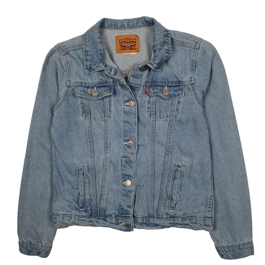 Womens Blue Levis Type 3 Trucker  Coat