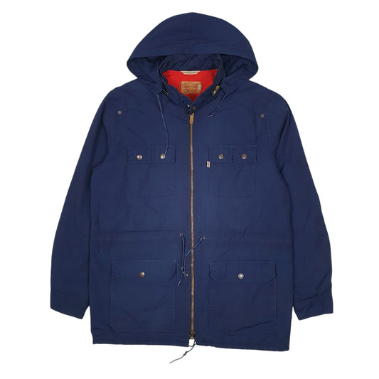 Mens Navy Levis Vintage 90s Windbreaker  Coat