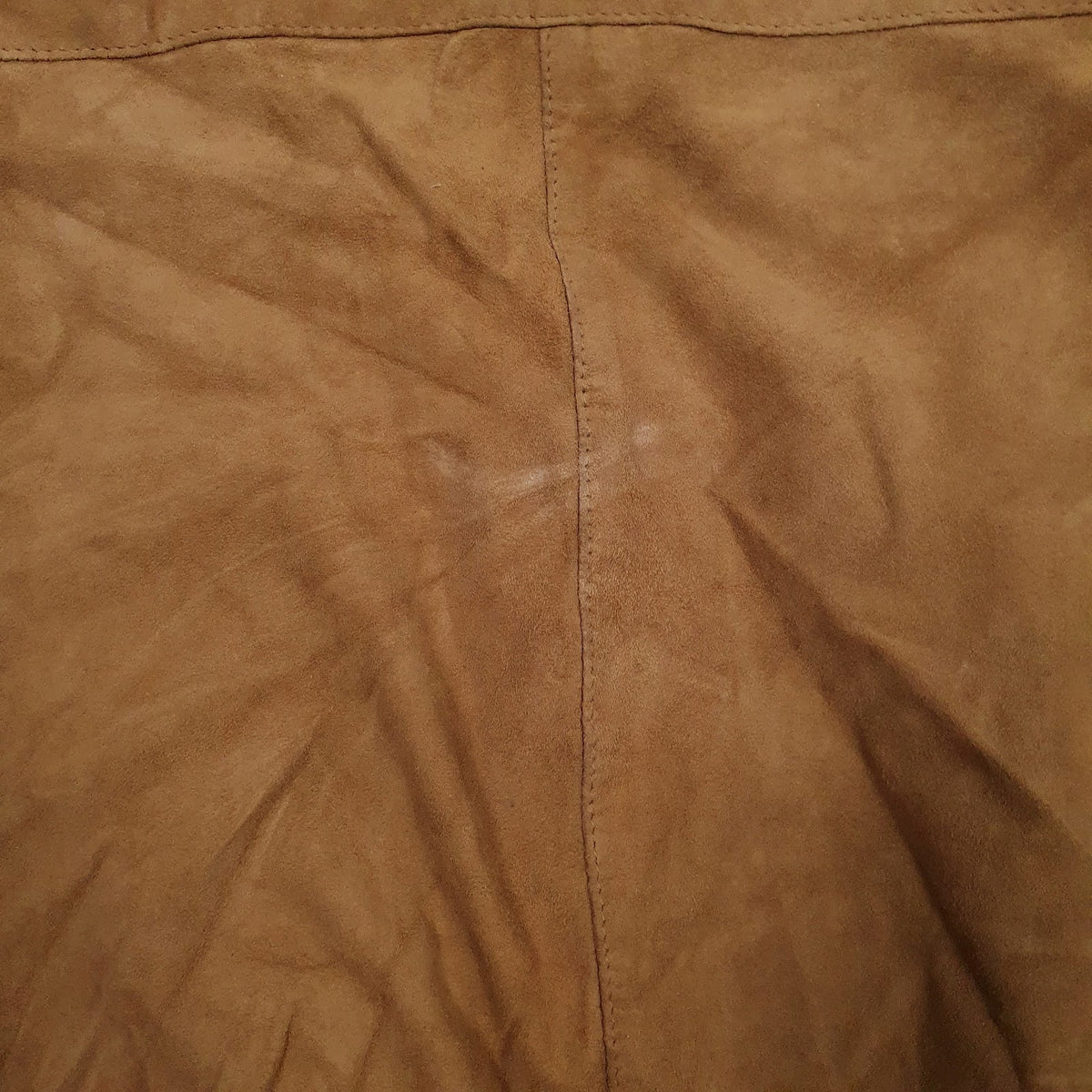 Womens Brown Conbipel Bomber Suede  Coat